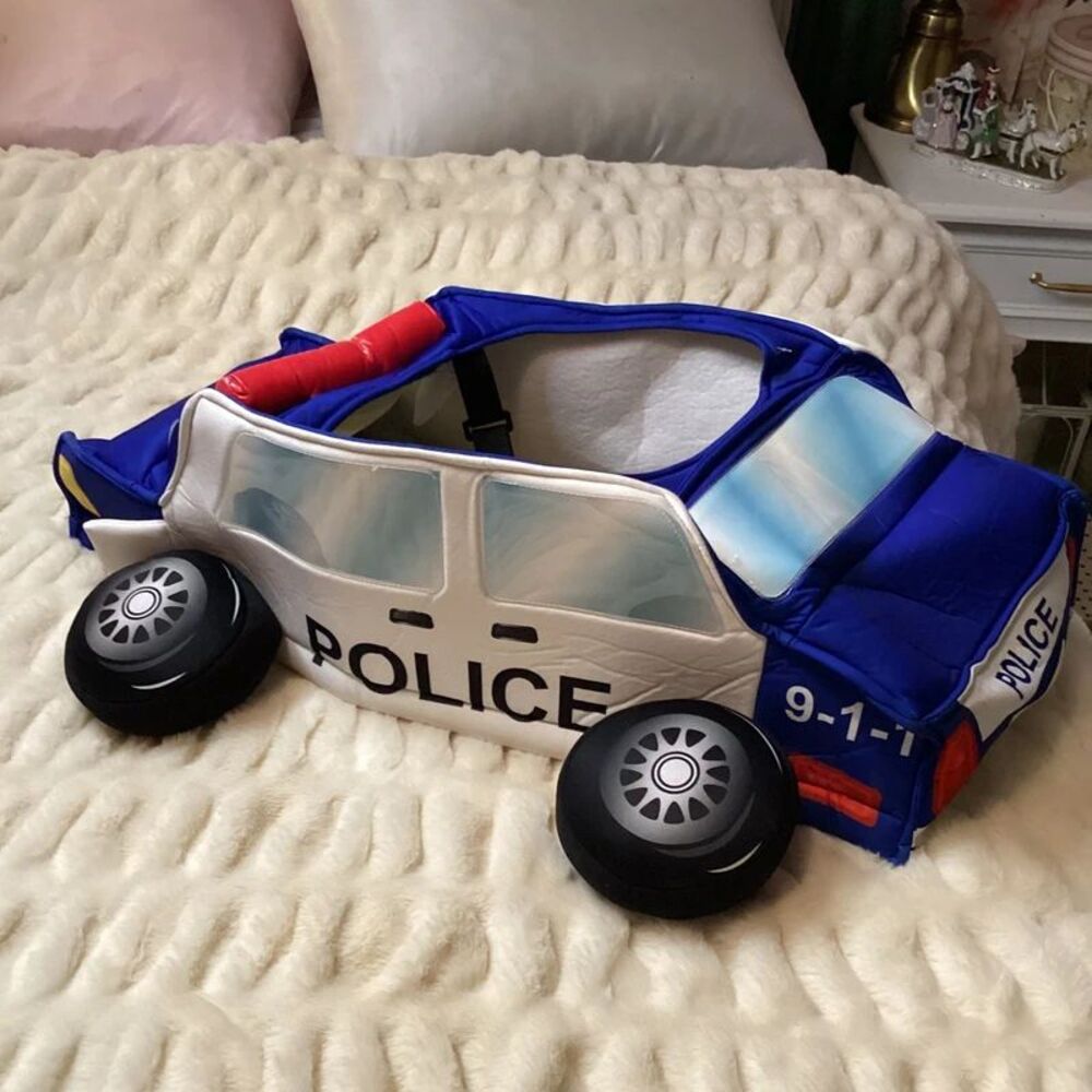 ride-along police car toddler Halloween costume 3T-4T